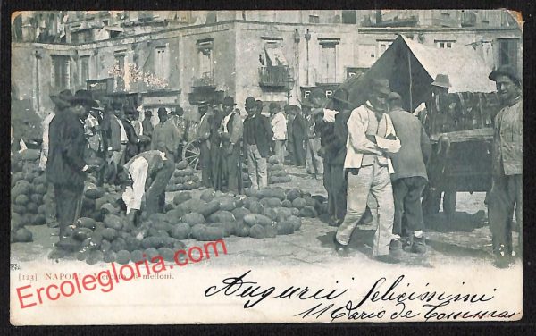 ah3736 - CARTOLINA D'EPOCA - Napoli Città - Costumi Napoletani