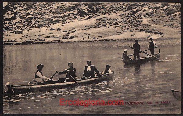 ae1797 - CARTOLINA  D'EPOCA - Biella Città - Lago del Mucrone