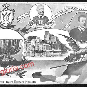 ah3737 - CARTOLINA D'EPOCA - Napoli Città - 75° Reggimento  Fanteria