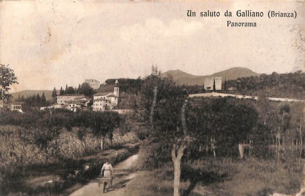 ab6306 - CARTOLINA  D'EPOCA - Como Provincia : GALLIANO 1921