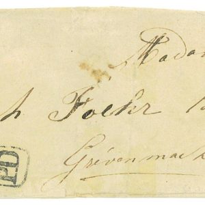 P2881 - LUXEMBURG, MICHEL NR. 1 ON FOLDED LETTER,