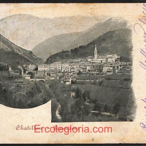 ad9935 - CARTOLINA  D'EPOCA - Aosta Provincia - Chatillon