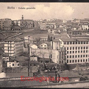 ae1803 - CARTOLINA  D'EPOCA - Biella Città - Panorama