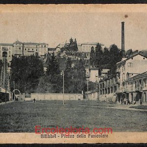 ae1805 - CARTOLINA  D'EPOCA - Biella Città - Piazza della Funicolare