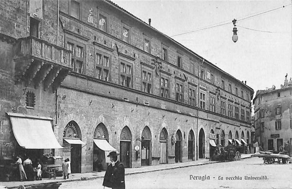 ab8918 - CARTOLINA  D'EPOCA - Perugia Città - La vecchia Università