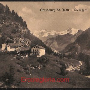 ad9941 - CARTOLINA  D'EPOCA - Aosta Provincia - Gressoney   1913