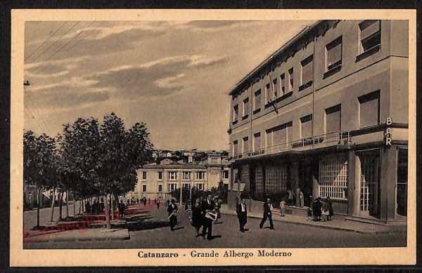 ae4903 - CARTOLINA D'EPOCA - Catanzaro Città - Grande Albergo Moderno