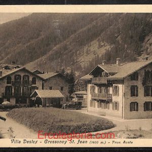 ad9947 - CARTOLINA  D'EPOCA - Aosta Provincia - Gressoney    1935