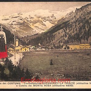 ad9950 - CARTOLINA  D'EPOCA - Aosta Provincia - Gressoney