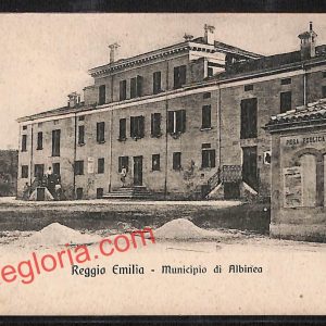 ah9744 - CARTOLINA D'EPOCA - Reggio Emilia Città - Municipio di Albinea