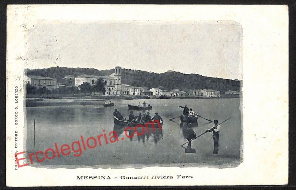 ag8436 - CARTOLINA D'EPOCA - Messina Città - Ganzirri riviera Faro
