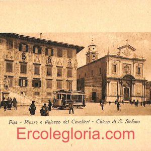 ad0275 - CARTOLINA D'EPOCA - Pisa Città - Piazza e palazzo di Cavalieri