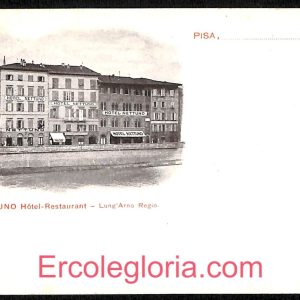 ad0278 - CARTOLINA D'EPOCA - Pisa Città - Hotel NETTUNO