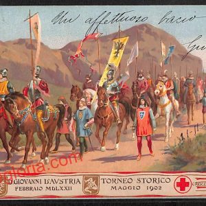ah5224 - CARTOLINA D'EPOCA - Palermo Città - Croce Rossa Italiana