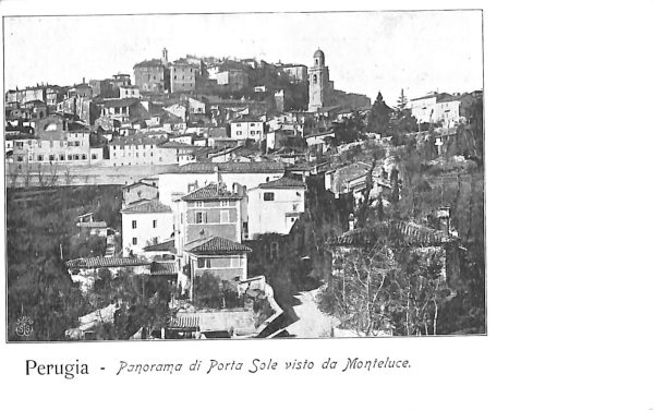 ab8929 - CARTOLINA  D'EPOCA - Perugia Città - Porta Sole