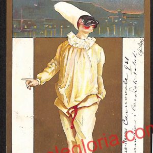 ah3751 - CARTOLINA D'EPOCA - Napoli Città -Pulcinella