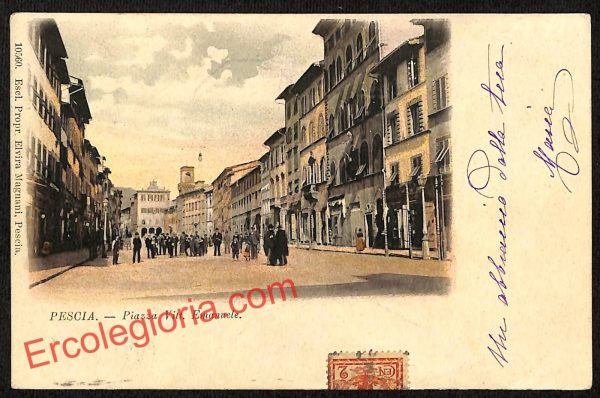 ah8774 - CARTOLINA D'EPOCA - Pistoia Provincia - Pescia