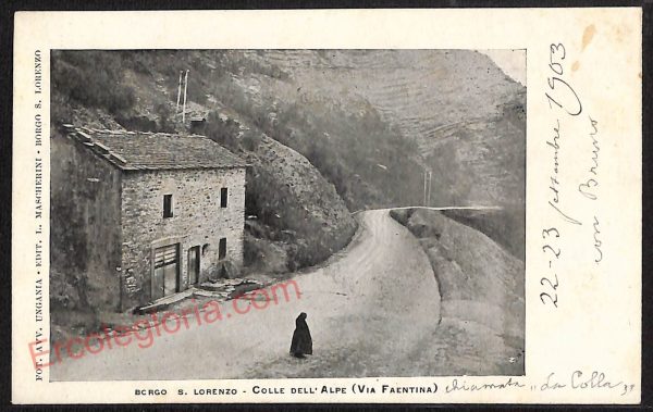 ae7454 - CARTOLINA D'EPOCA - Firenze Provincia - Borgo S. Lorenzo