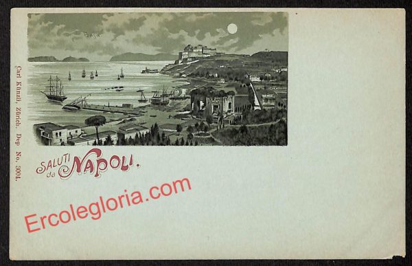 ah3756 - CARTOLINA D'EPOCA - Napoli Città - Panorama