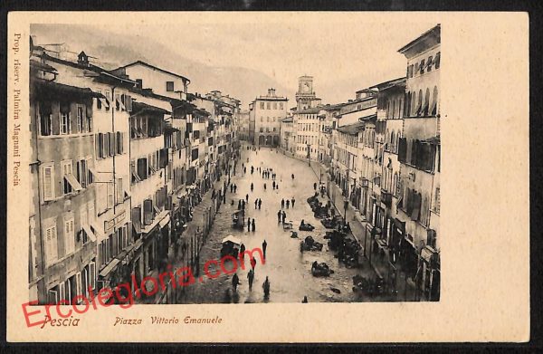 ah8775 - CARTOLINA D'EPOCA - Pistoia Provincia - Pescia