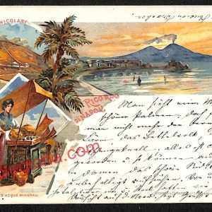 ah3757 - CARTOLINA D'EPOCA - Napoli Città - Panorama