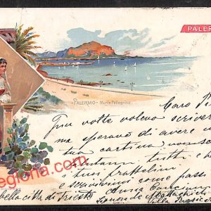 ah5228 - CARTOLINA D'EPOCA - Palermo Città - Costumi Siciliani