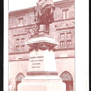 ab8932 - CARTOLINA  D'EPOCA - Perugia Città - Monumento a Garibaldi