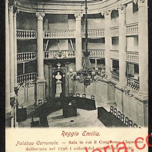 ah9766 - CARTOLINA D'EPOCA - Reggio Emilia Città - Palazzo Comunale
