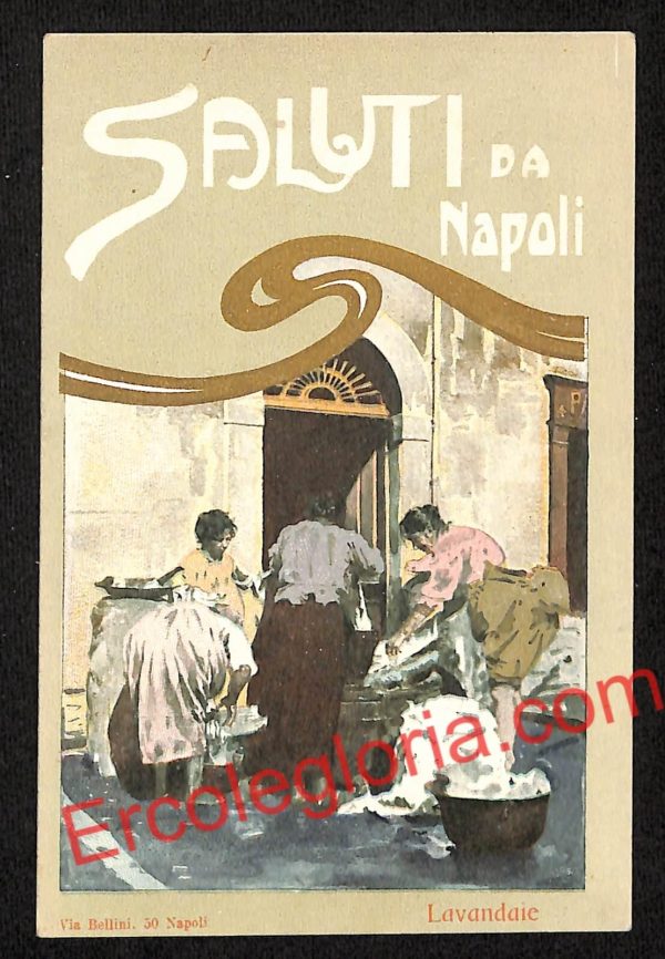 ah3760 - CARTOLINA D'EPOCA - Napoli Città - Lavandaie
