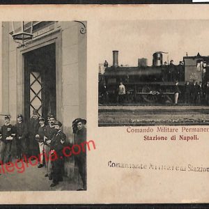 ah3761 - CARTOLINA D'EPOCA - Napoli Città - Comando Militare Permanente