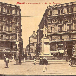 ab8072 - CARTOLINA  D'EPOCA - Napoli  Città - Monumento a Nicola Amore