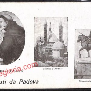 ah4240 - CARTOLINA D'EPOCA - Padova Città - San Antonio di Padova