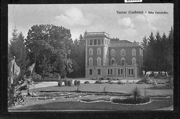 ab4905-  CARTOLINA  D'EPOCA -  Varese :  VILLA CONCORDIA