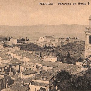 ab8934 - CARTOLINA  D'EPOCA - Perugia Città - Borgo S. Antonio