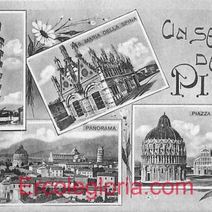 ad0303 - CARTOLINA D'EPOCA - Pisa Città - Panorama