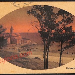ag0746 - CARTOLINA D'EPOCA - Genova Città - Spiaggia di S. Giuliano  1926