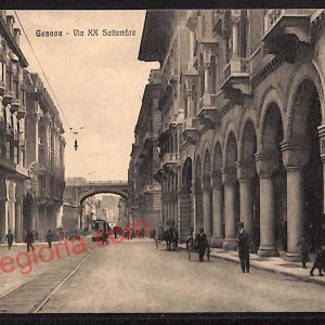 ag0748 - CARTOLINA D'EPOCA - Genova Città - Via XX Settembre