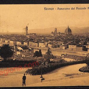 ae6668 - CARTOLINA D'EPOCA - Firenze Città - Panorama  1912