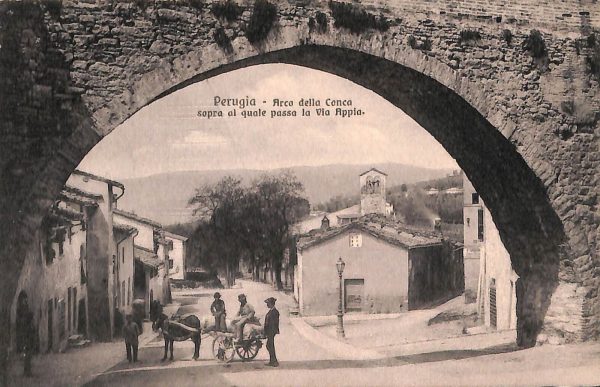ab8941 - CARTOLINA  D'EPOCA - Perugia Città - Arco della Conca