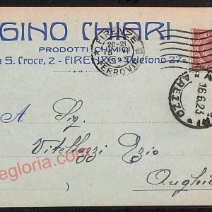 ae6685- CARTOLINA D'EPOCA - Firenze Città - Gino Chiari  1923