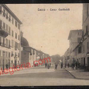 ag6253 - CARTOLINA D'EPOCA - Lucca Città - Corso Garibaldi  1911