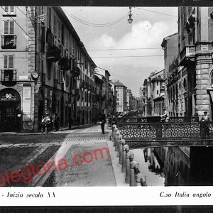 ag9207 - CARTOLINA D'EPOCA - Milano Città - Corso Italia angolo San Sofia