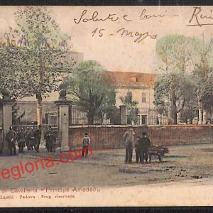 ah4246 - CARTOLINA D'EPOCA - Padova- Quartiere di Cavalleria  'Principe Amedeo'