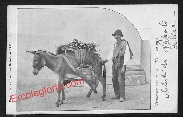 ah3795 - CARTOLINA D'EPOCA - Napoli Città - Costumi Napoletani