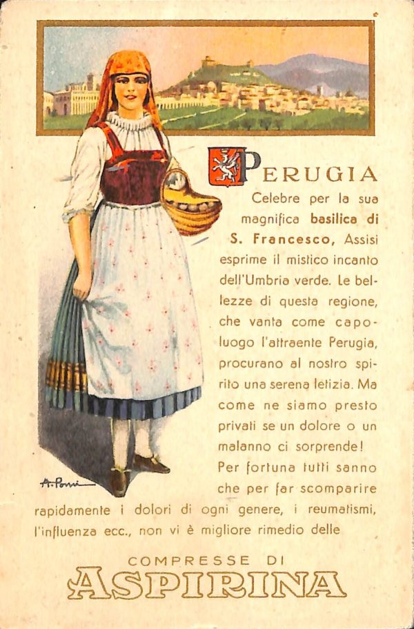 ab8992 - CARTOLINA  D'EPOCA - Perugia Città