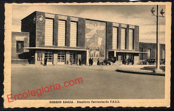 ah9777 - CARTOLINA D'EPOCA - Reggio Emilia Città - Stazione Ferroviaria