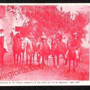 ah9789 CARTOLINA D'EPOCA -Reggio Emilia - Fanteria Villeggianti a S. Polo d'Enza