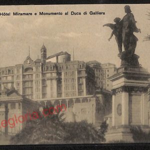 ag0838 - CARTOLINA D'EPOCA - Genova Città - Monumento al Duca di Galliera