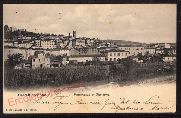ae7481 - CARTOLINA D'EPOCA - Firenze Provincia - Castelfiorentino