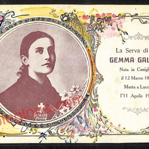 ag6309  - CARTOLINA D'EPOCA - Lucca Città - Gemma Galgani